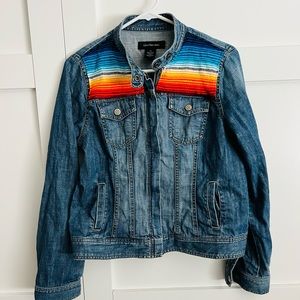 Serape Jean Jacket